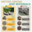 4 Pieces Weather-resistant Patio Lounge Chair, Outdoor Adjustable Chaise Lounge Chair-381066818