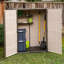 53 Cubic Feet High-Density Polyethylene (Plastic) Steel Reinforced Outdoor Storage Shed