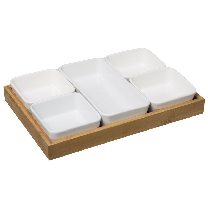 Denekia 7 Piece ceramic Server Set