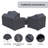 Hardesty Patio Conversation Sets Group Seating Outdoor Furniture Covers