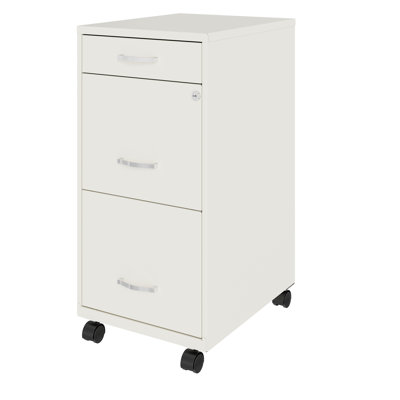 Margey 3-Drawer Mobile Vertical Filing Cabinet by Inbox Zero