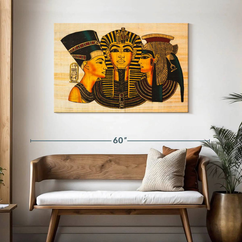 Leisha, ancienne royauté égyptienne, H 30 po x l 45 po