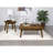 Square Wood Side End Table