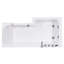 Coniston 1700mm x 855mm Freestanding Acrylic Bathtub-118805794