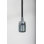 E27 Pendant Steel / White Cable