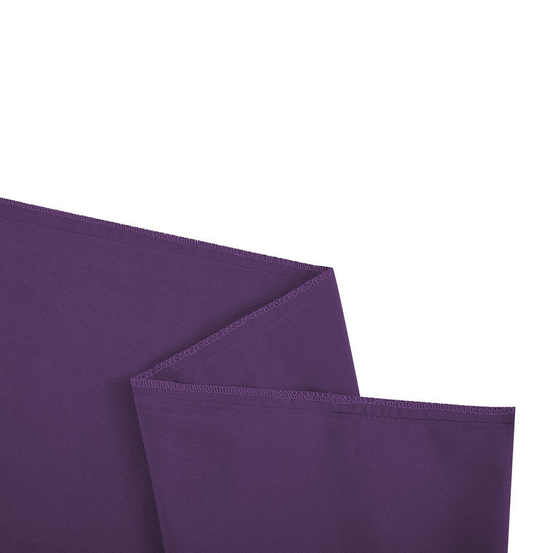 2 Pcs Patchwork Pillowcase, King Pillowcase, Drak Purple