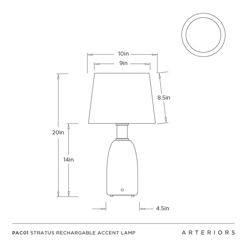 Stratus Rechargeable Accent Lamp