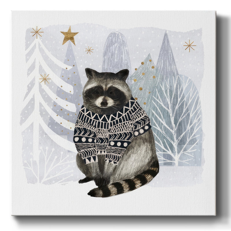 Cozy Woodland Animal IV, H 16 po x l 16 po x P 1,5 po