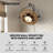 Wall Mounted Fan Dimmable Ceiling Fan With Remote Included