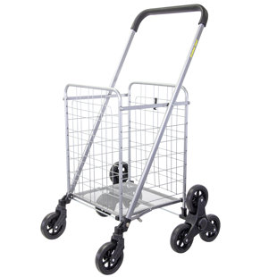 dbest products Stair Climber Cruiser Cart, Silver