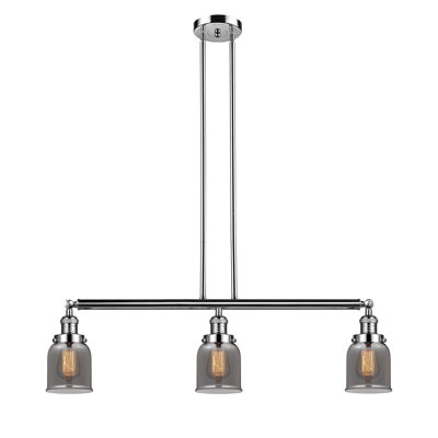 Luminaire suspendu linéaire à 3 lumières pour îlot de cuisine Tom