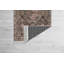 Tapis noir / rose / brun à tissage plat fabriqué à la machine Lainae-606678944