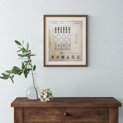 «Chess Board», impression encadrée