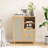 Rattan Sideboard with Adjustable Shelf-1141160895