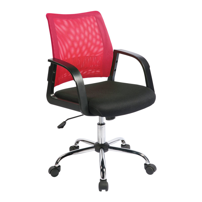 Fabrc Office Chair, Raspberry