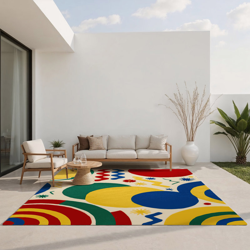 Tapis intérieur et extérieur Sleek Bounce, Rectangle 8' x 10'