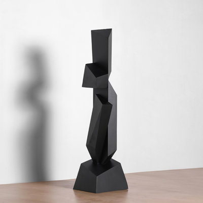 Black Boho Solid wood Decorative Object