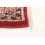 Tapis rouge noué à la main de conception unique 3 pi 7 po x 10 pi 6 po Jessye