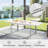 Skyler Patio Extendable Aluminum Dining Table-1465711714