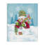 Toile traditionnelle de bonhomme de neige festive, design par Diane Kater-836508313
