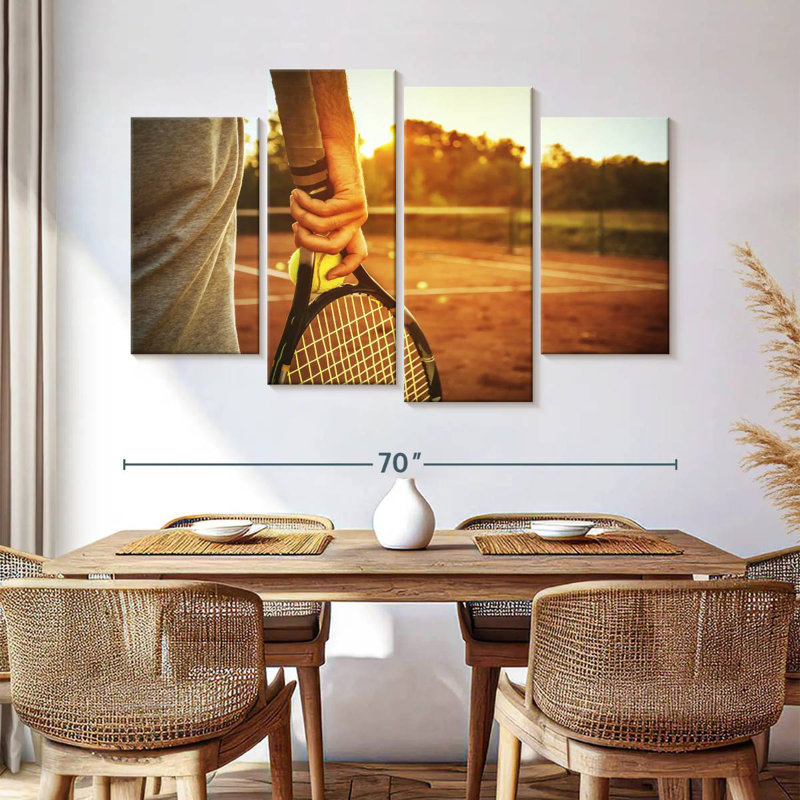 Sireci Tennis Sunset Play, 42" H x 68" W