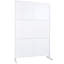 Écran d'intimité autoportant en métal l 48 po x H 76 po - Panneau de séparation intérieur / extérieur pour patio, balcon, terrasse et jardin