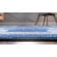 Tapis bleu foncé / beige Barreto-1320470652