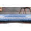 Tapis bleu foncé / beige Barreto-1320470654
