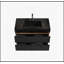 Meuble-lavabo avec lavabo Grace et tiroirs noirs doux Grace-1829143992