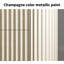 Armoire d'appoint en bois massif champagne doré