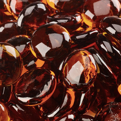 Verre de foyer d'extérieur Perles