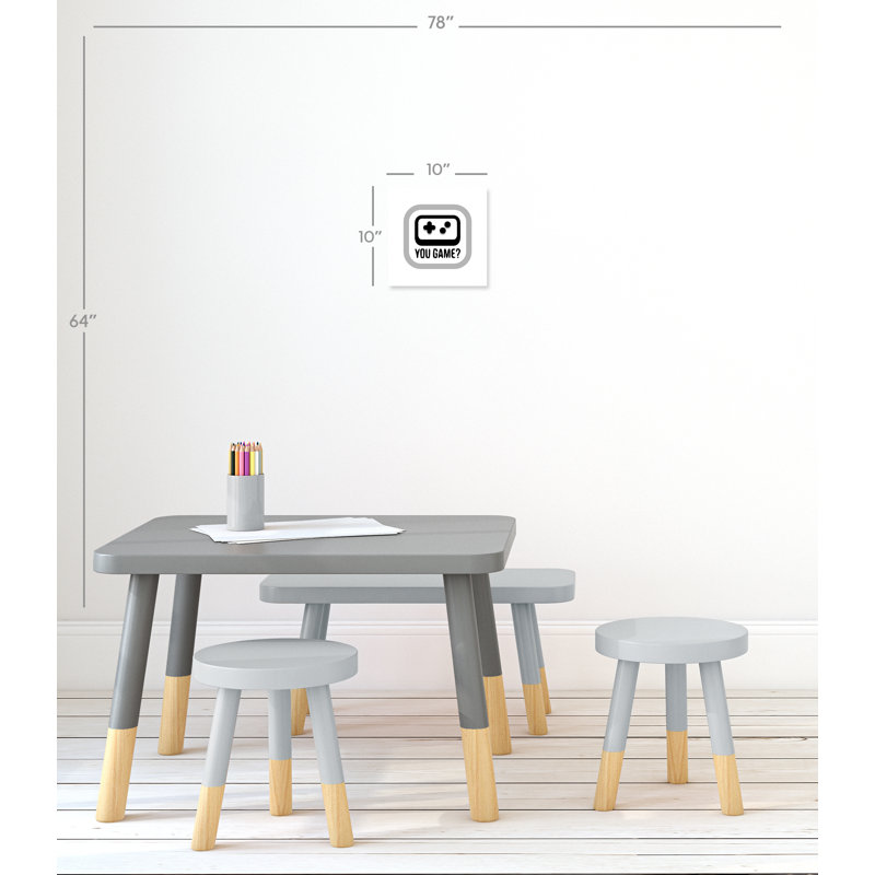 «You Game», impression sur papier, H 10 po x l 8 po x P 1 po