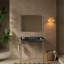 Luxurious Bathroom Console Sink With Premium Ceramic Basin And Stylish Stainless Steel Legs