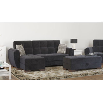 Chaise longue convertible avec rangement PrimeNest SkyHaven