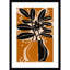 «Galya Ochre Still Life No 6» par Treechild, impression sur bois encadrée-100477630-100477628