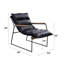 Chaise d'appoint, fauteuil avec structure en métal