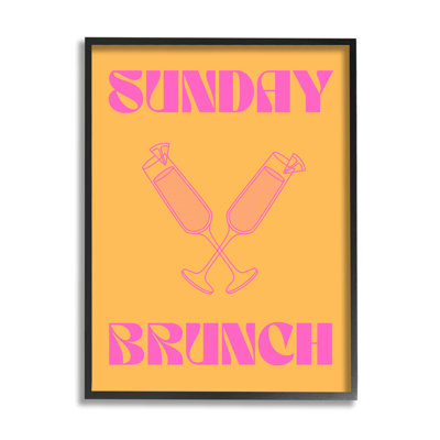 Sunday Brunch Mimosas Framed by House of Lulu