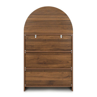 Small Black Bookcase Arched Bookshelf