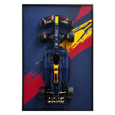 42206 Red Bull Racing Car - Cadre de présentation mural en aluminium [Cadre SEULEMENT]