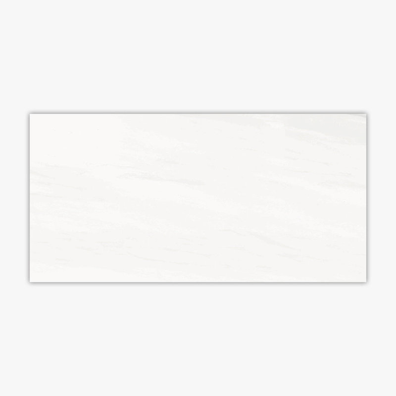 Dolomite White Polished 12x24 Porcelain Tile, White