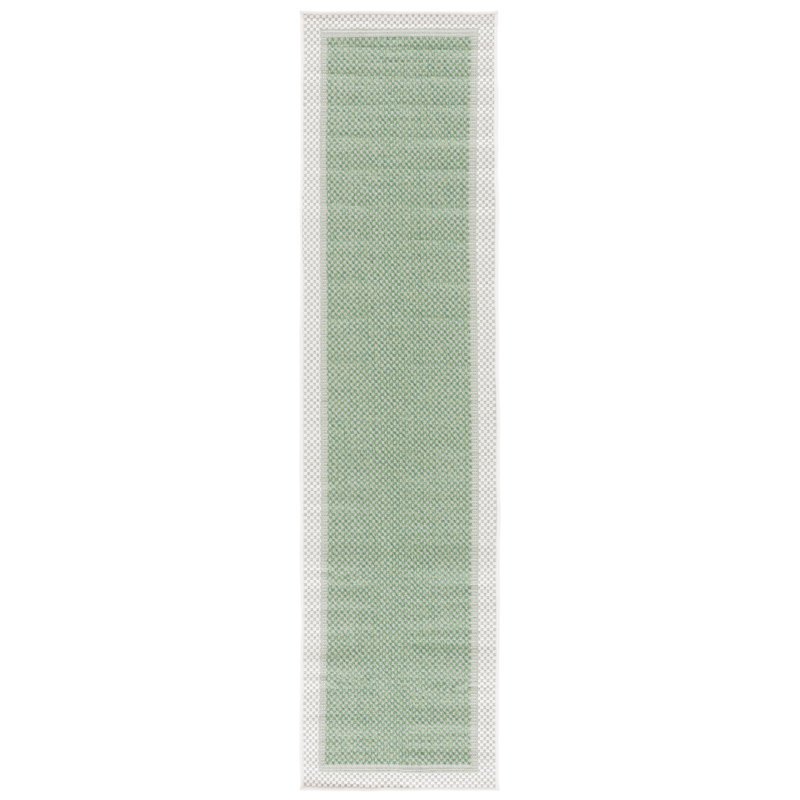 Dildy Performance Machine Washable Checkered Indoor/Outdoor Area Rug, Runner 2' x 8'