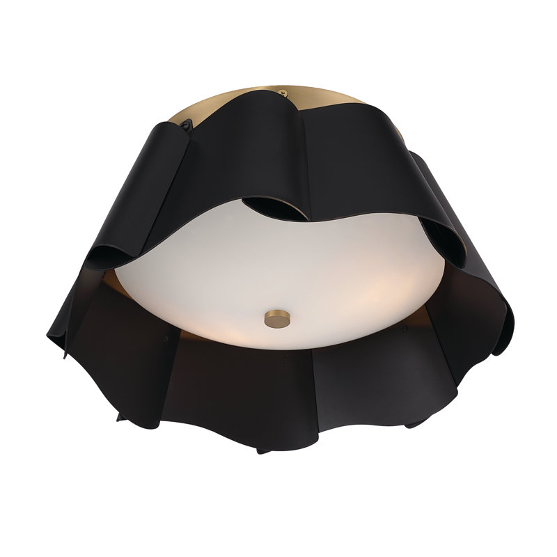 Waveform 14" 3-Light Flush Mount