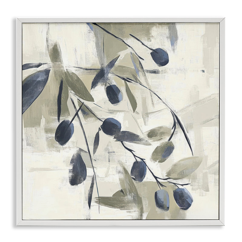Giclée encadrée de style méditerranéen, par Mona Grace, H 12 po x l 12 po, Estampe numérique encadrée blanc bord de mer