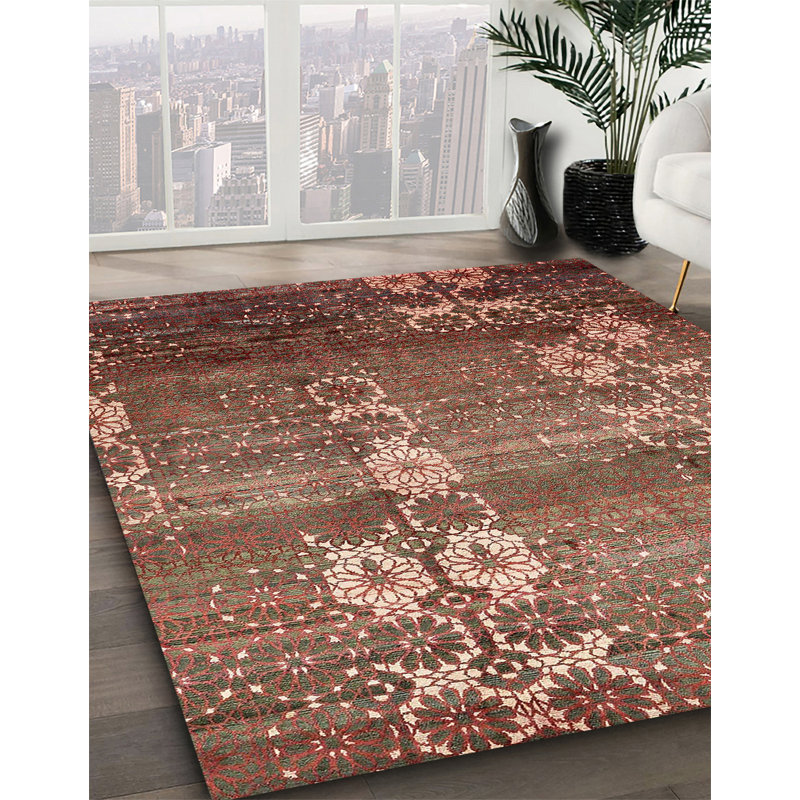 Westerfeld Abstract Indoor Rug, Square 7'