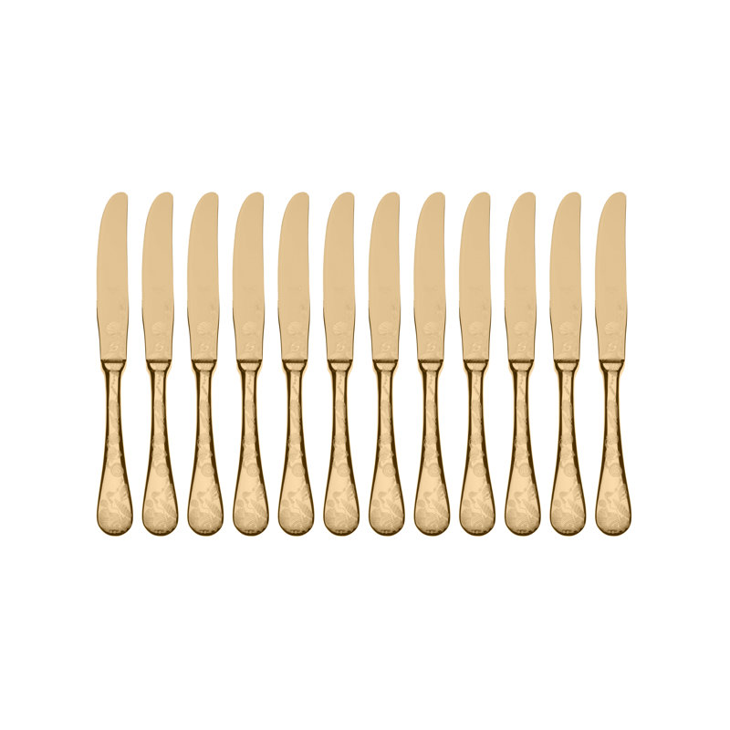 Venere Dinner Knife, Gold