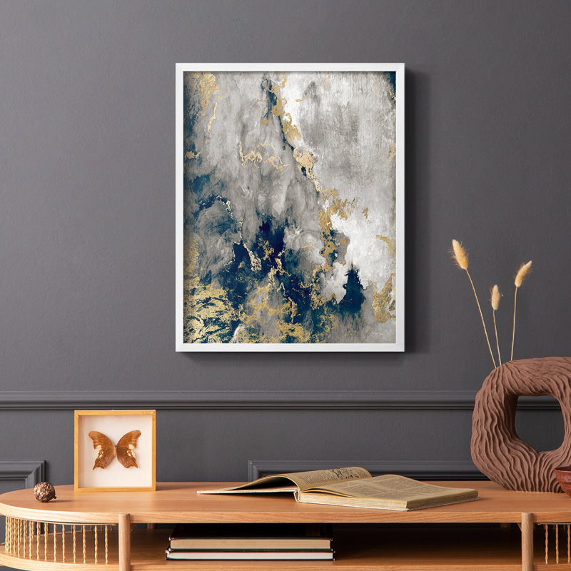 Reproduction encadrée Hudson Path - bois massif, Blanc, H 10 po x l 8 po