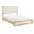 Contemporary Bed With LED Panel Headboard-476715792