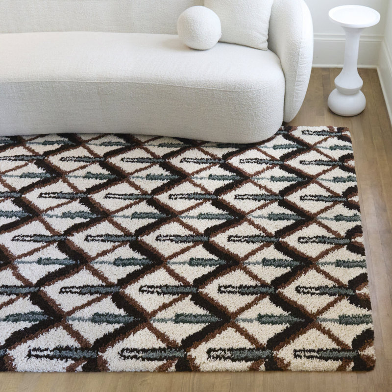 Tapis crème Behring, Rectangle 5 pi 3 po x 7 pi