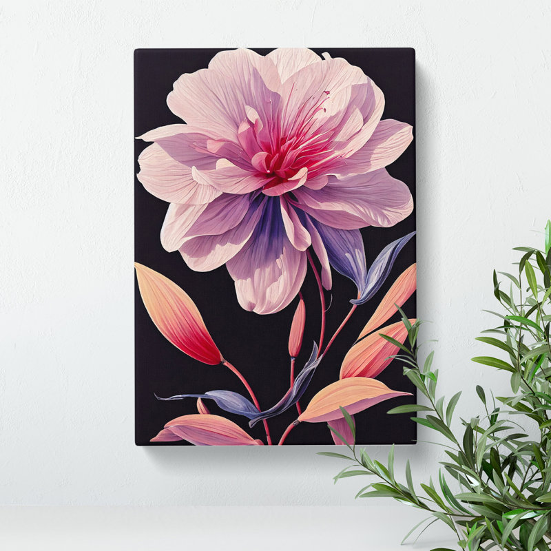 A Dreamy Flower - Wrapped Canvas, 50cm H x 35cm W x 3cm D