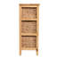 Armoire de rangement à 3 niveaux en bois de pin fabriqué à la main à 3 niveaux avec 3 jacinthes d'eau Cohen Cohen-130298187-130298190